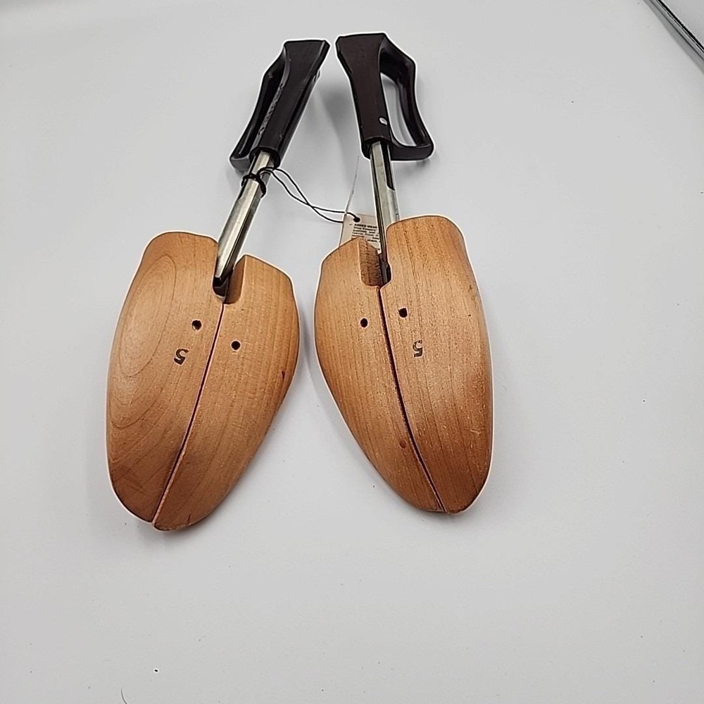 Wooden Plastic‎ Metal Shoe Tree Stretcher Rochester Shoekeepers size 5 NWT - Picture 4 of 6